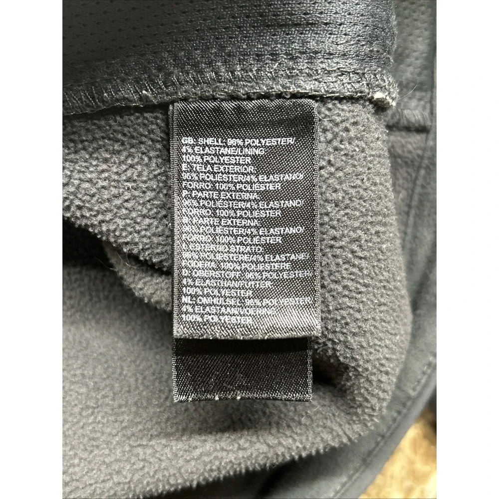 The North Face Apex Bionic Softshell Jacket Mens Medium Grey White Windbreaker